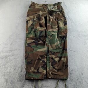 Vintage 90s US Military Pants Mens Medium Regular Woodland Camo BDU Combat Cargo